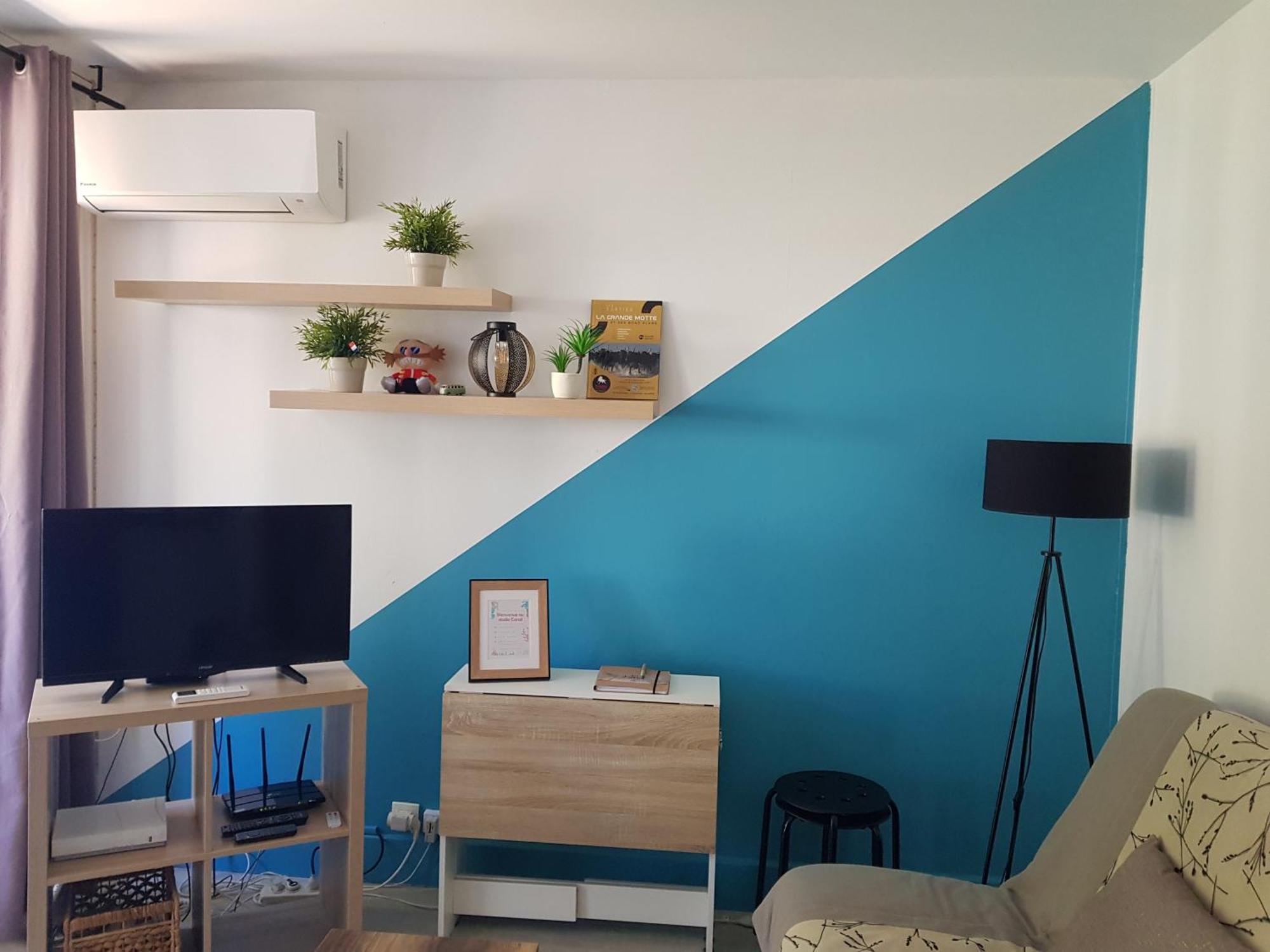 Corail Studio - 2Min Plage Centre Ville - Clim - Wifi - Parking Prive - Ideal Famille - La Grande Motte Dış mekan fotoğraf